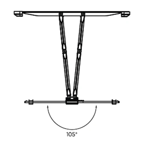 RVM  Dual Arm TV Mount