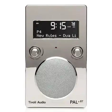 Tivoli PAL+ BT Bluetooth® / DAB+ / FM / AM / Portable radio - Chrome