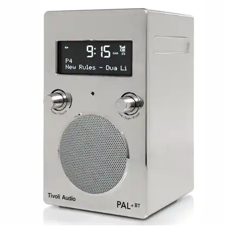 Tivoli PAL+ BT Bluetooth® / DAB+ / FM / AM / Portable radio - Chrome