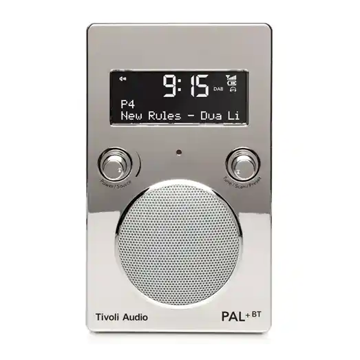 Tivoli PAL+ BT Bluetooth® / DAB+ / FM / AM / Portable radio - Chrome