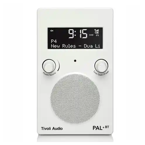 Tivoli PAL+ BT Bluetooth® / DAB+ / FM / AM / Portable radio - White