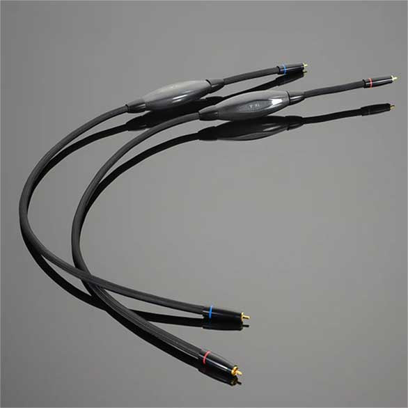 Transparent XL RCA Cable