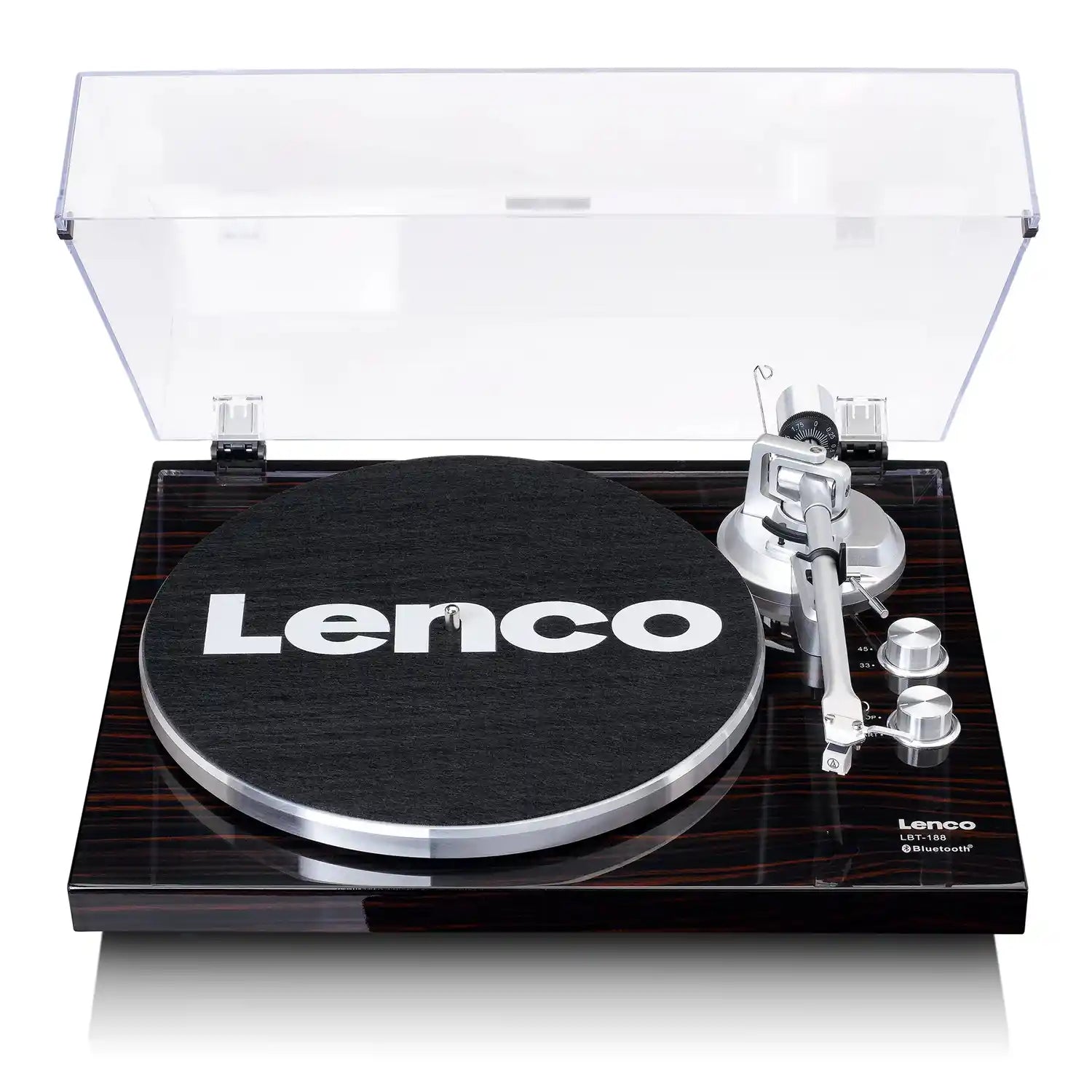 Lenco WIIM-MR-TT-01 Multiroom Wi-Fi Turntable Pro Package - Walnut