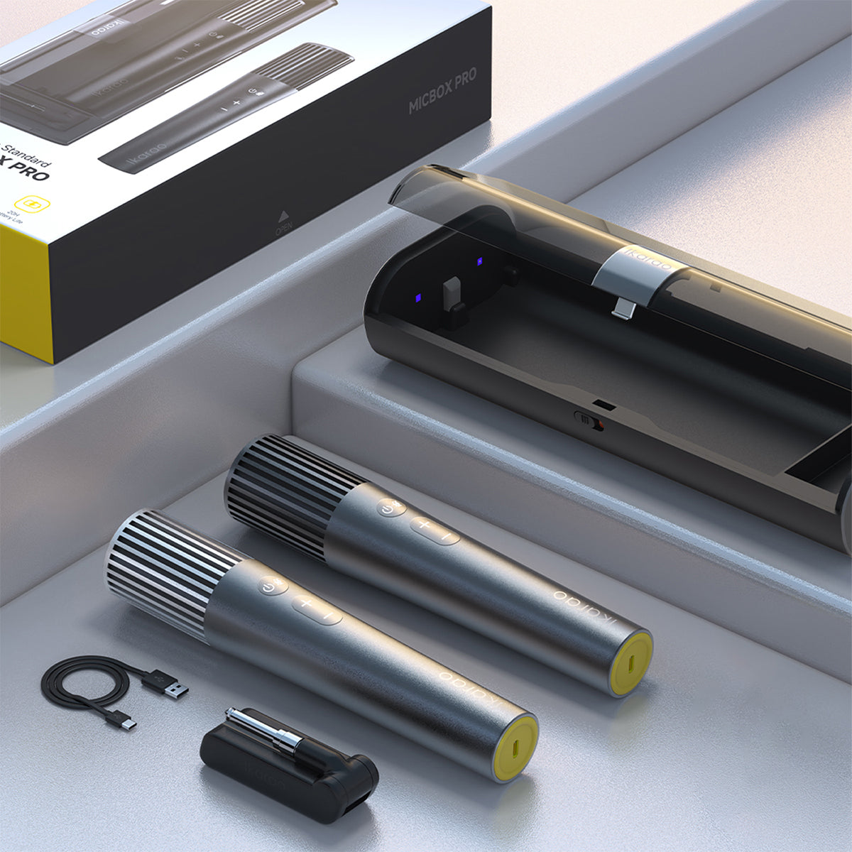 Ikarao MicBox Pro Dual Wireless Microphones kit image 8
