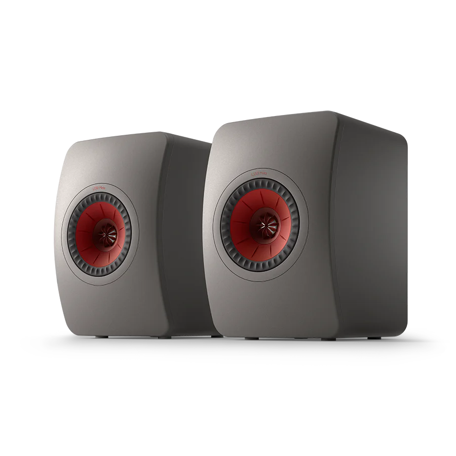KEF LS50 META Bookshelf Speakers - Carbon Black | Mineral White | Moss Green | Sand Shell