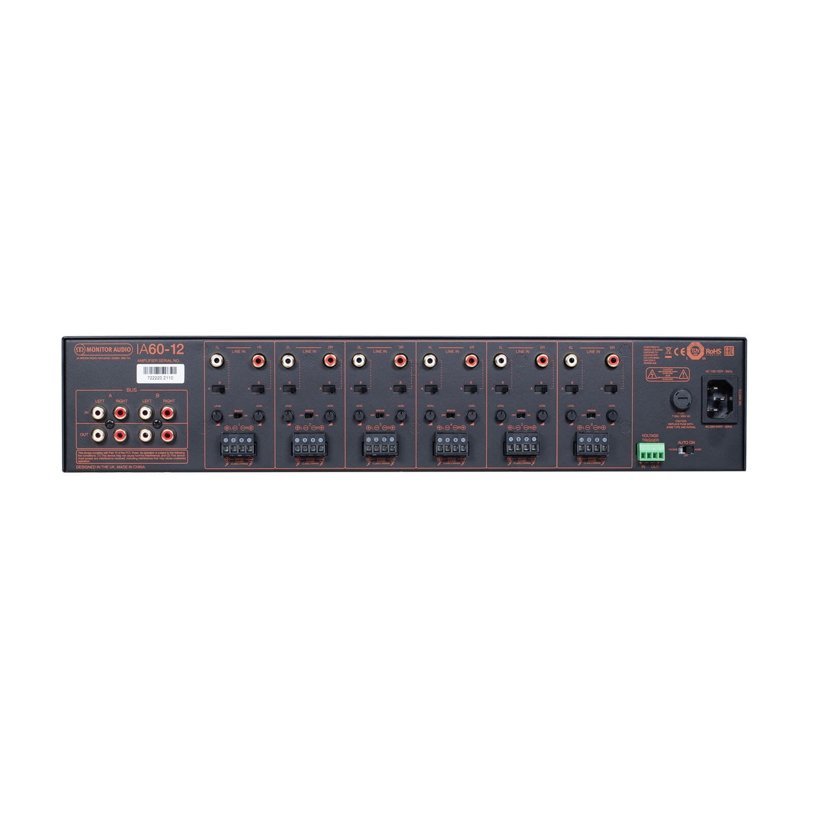 Monitor Audio IA60-12 Custom Installation 60W 12-channel Amplifier