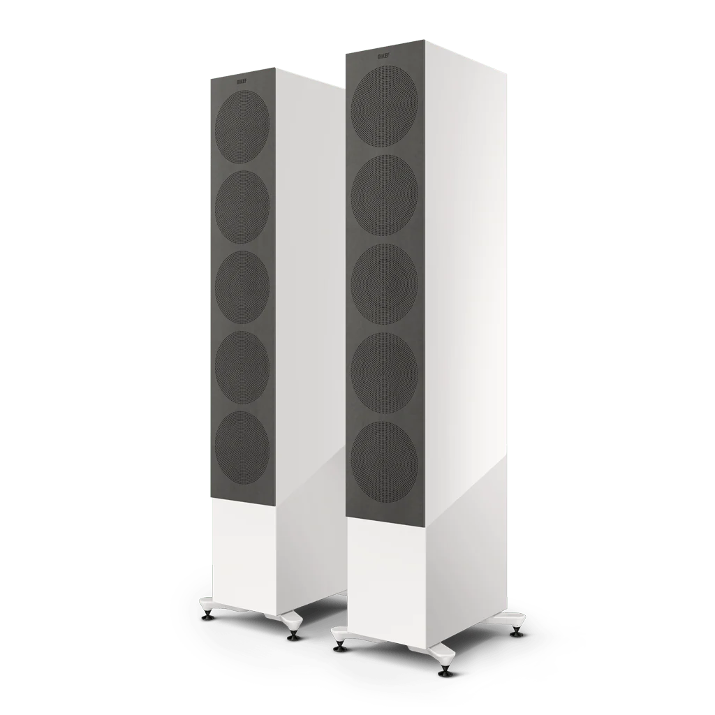 KEF R11 Meta 3-Way Floorstanding Speakers - Gloss Black | Gloss White | Walnut