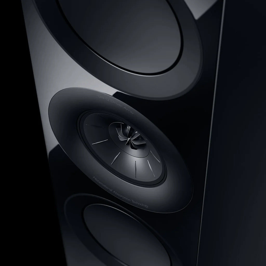 KEF R11 Meta 3-Way Floorstanding Speakers - Gloss Black | Gloss White | Walnut