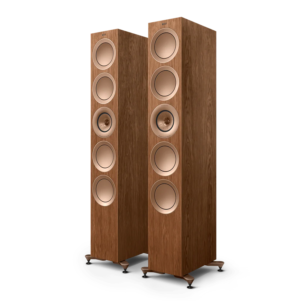 KEF R11 Meta 3-Way Floorstanding Speakers - Gloss Black | Gloss White | Walnut
