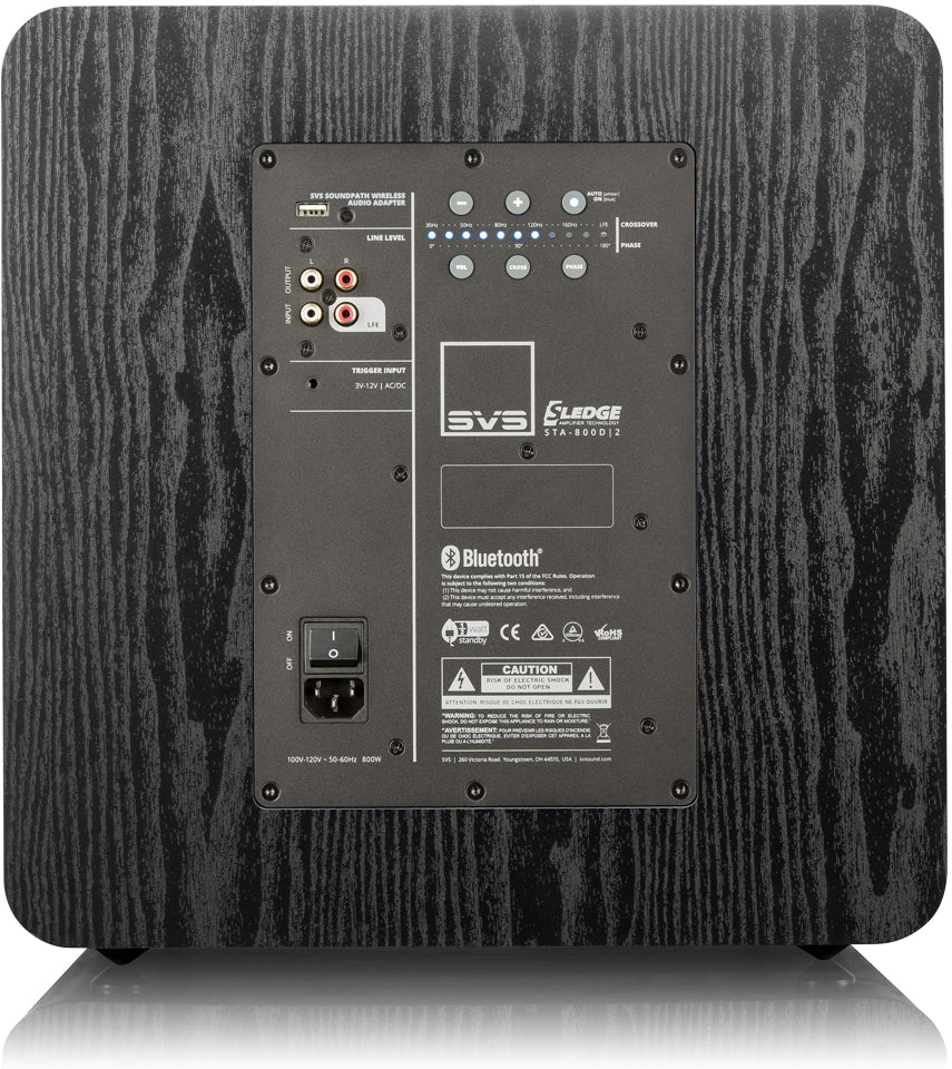 SVS SB-3000 13" Sealed Subwoofer - Gloss Black | Gloss White. | Black Ash