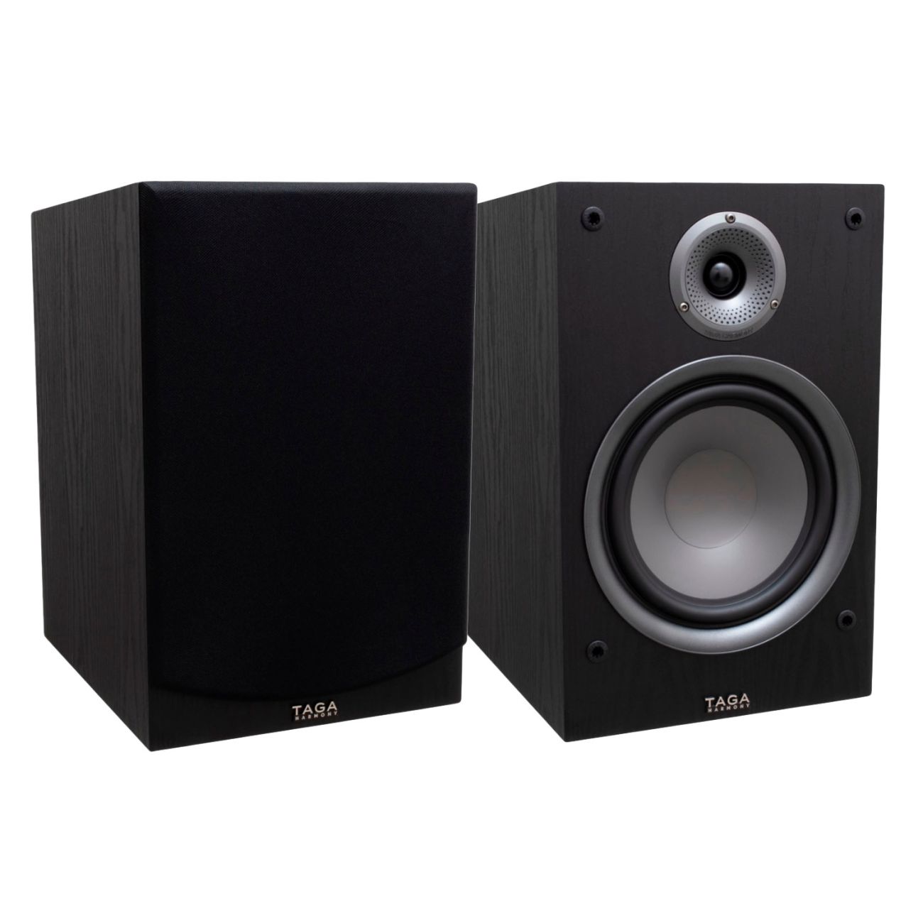 Taga Harmony TAV-807B Bookshelf Speakers - Black