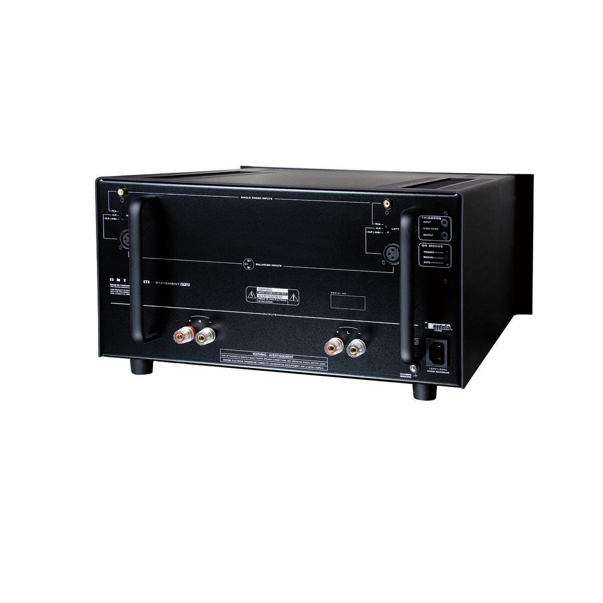 Anthem Statement P2 2-channel Power Amplifier - Black (back order) - The Audio Experts