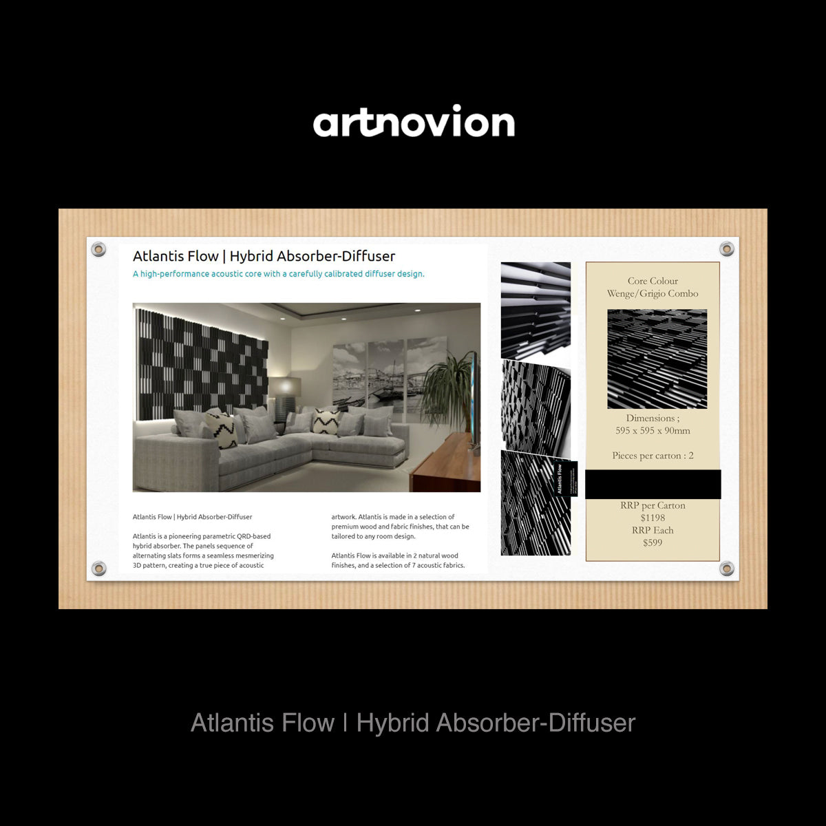 Atlantis Flow Artnovion Atlantis Flow | Hybrid Absorber-Diffuser Starter Pack