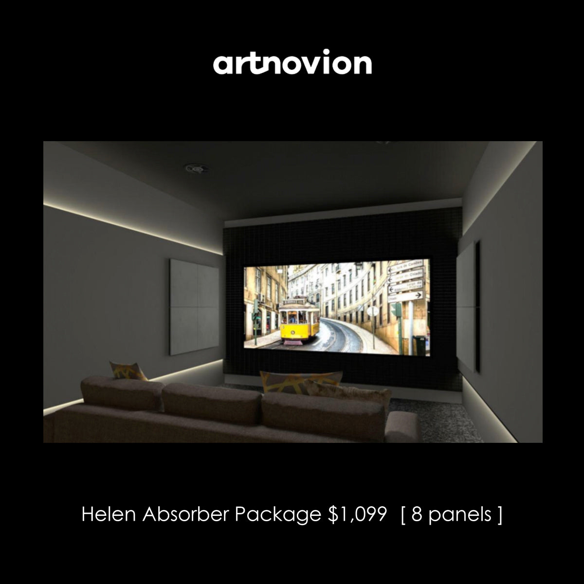 Artnovion Helen Absorber Acoustic Panels Starter Pack - The Audio Experts