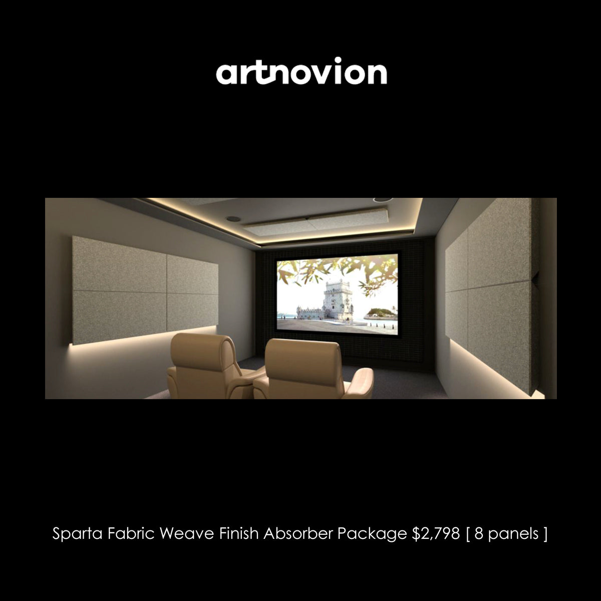 Artnovion Sparta Fabric Weave Finish Absorber Starter Pack - The Audio Experts