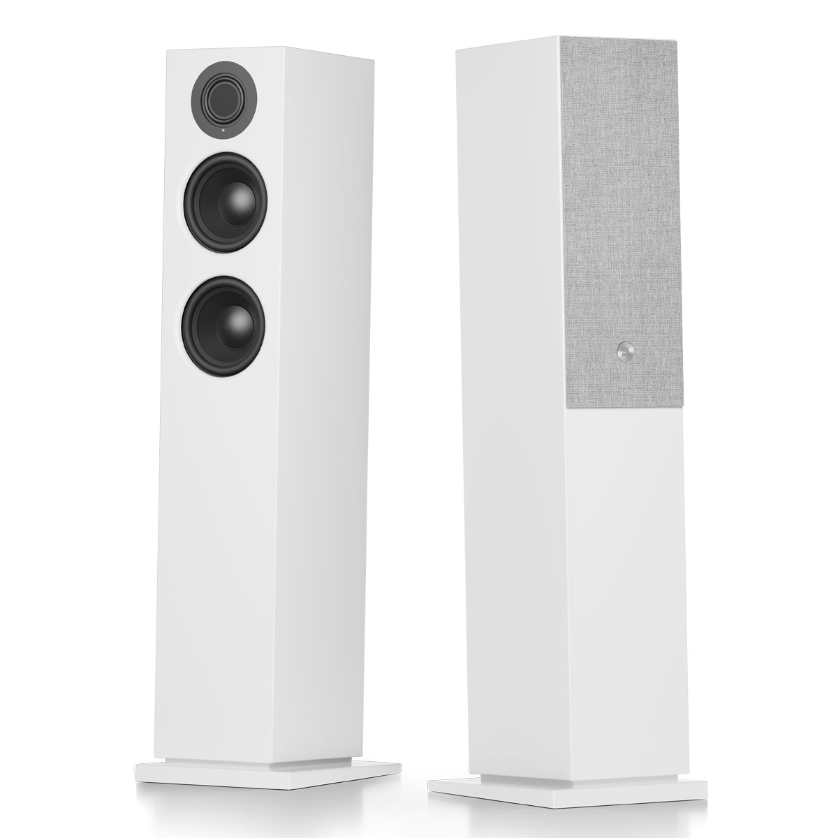Audio Pro A48 Active Tower Speakers - White - The Audio Experts