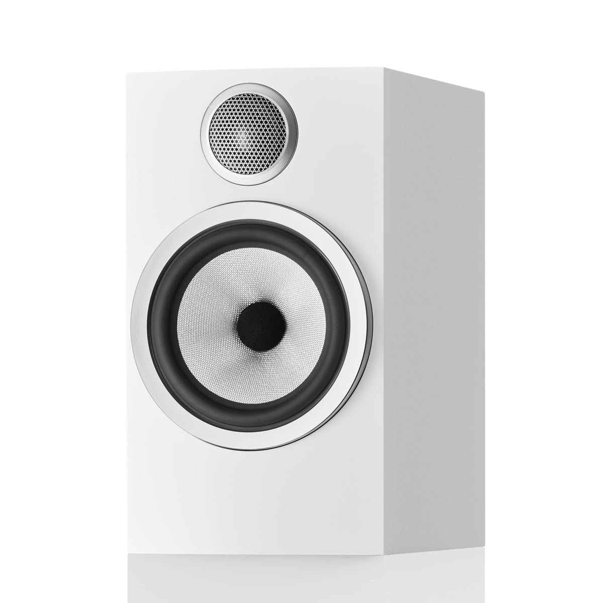 Bowers & Wilkins 706 S3 2-Way Stand Mount Speakers - Satin White - The Audio Experts