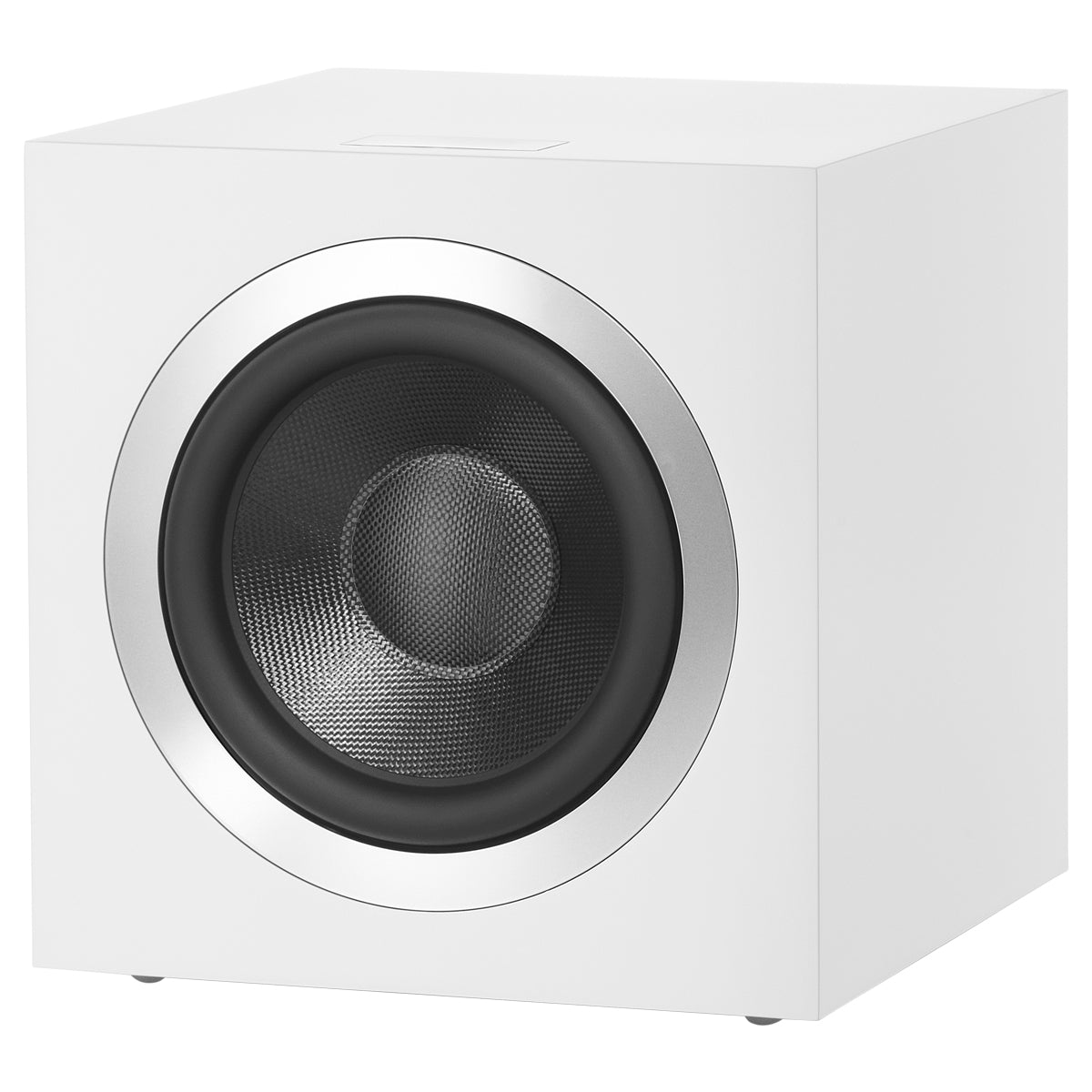 Bowers & Wilkins DB4S 10" Active Subwoofer - Satin White with Grey Grille - The Audio Experts