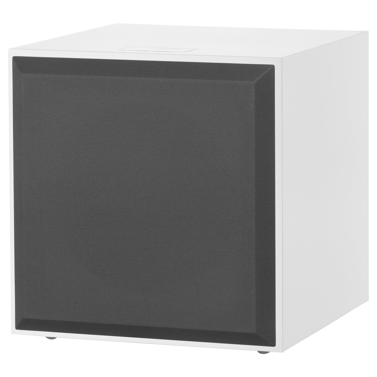 Bowers & Wilkins DB4S 10" Active Subwoofer - Satin White with Grey Grille - The Audio Experts