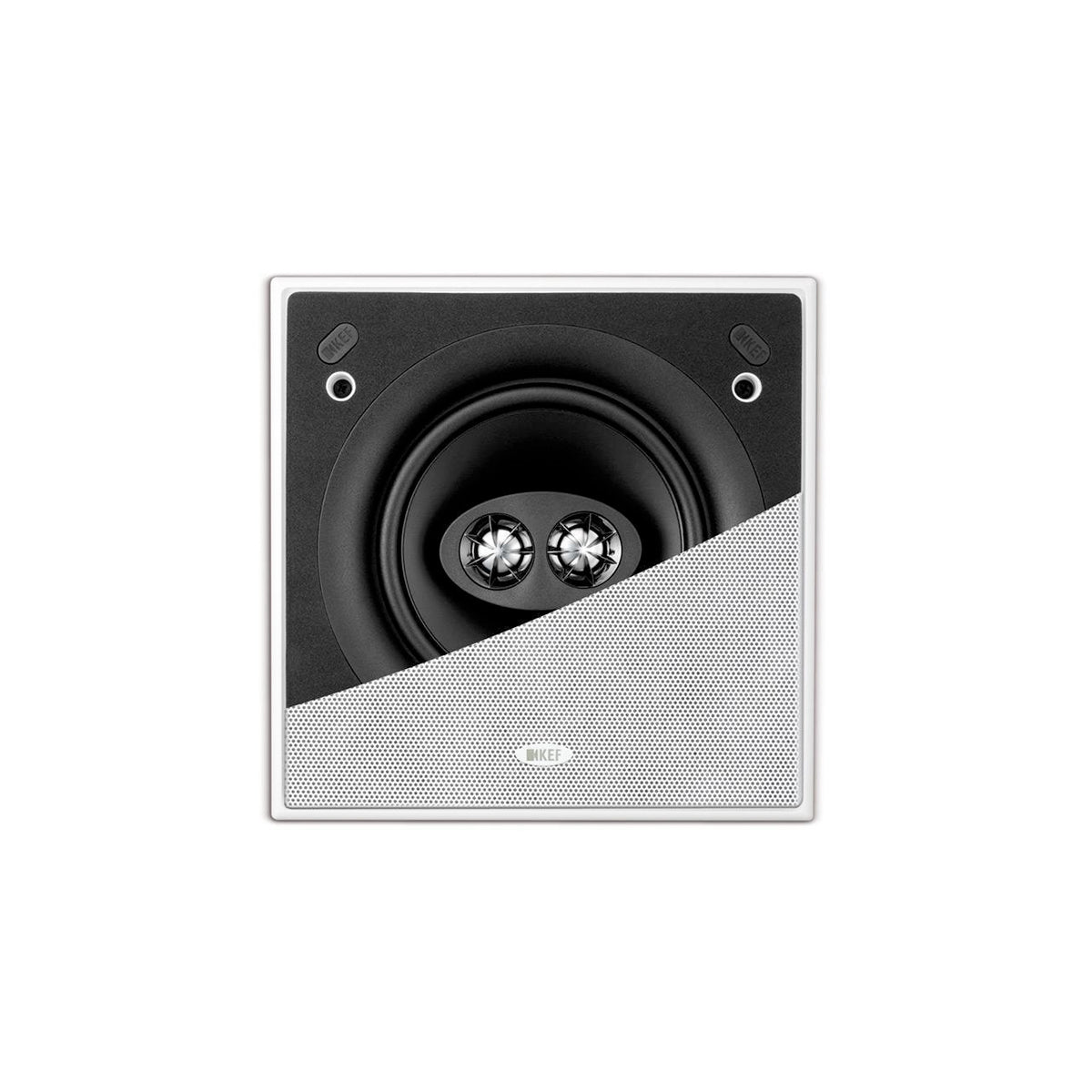 KEF Ci160CSDS Square Dual-Tweeter Inceiling Speaker - Each - The Audio Experts