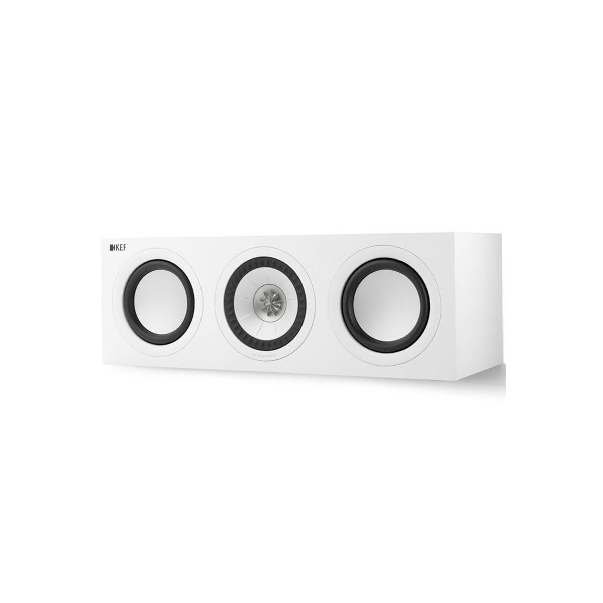 KEF Q250 Centre Speaker with Grill - White (Piece) - The Audio Experts