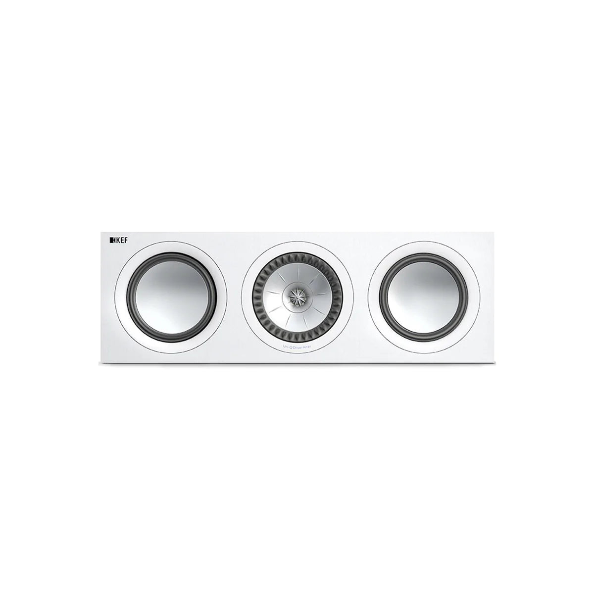 KEF Q650C Centre Speaker with grill - White - The Audio Experts