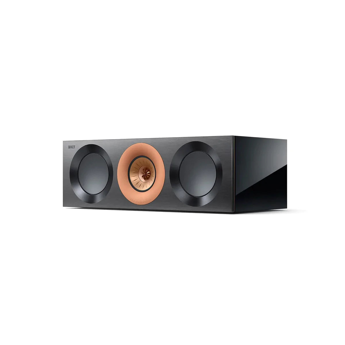 KEF Reference 2 Meta CENTRE speaker - Gloss Black/Copper - The Audio Experts