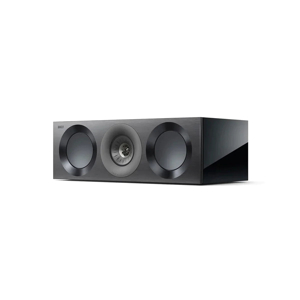 KEF Reference 2 Meta CENTRE speaker - Gloss Black/Grey - The Audio Experts