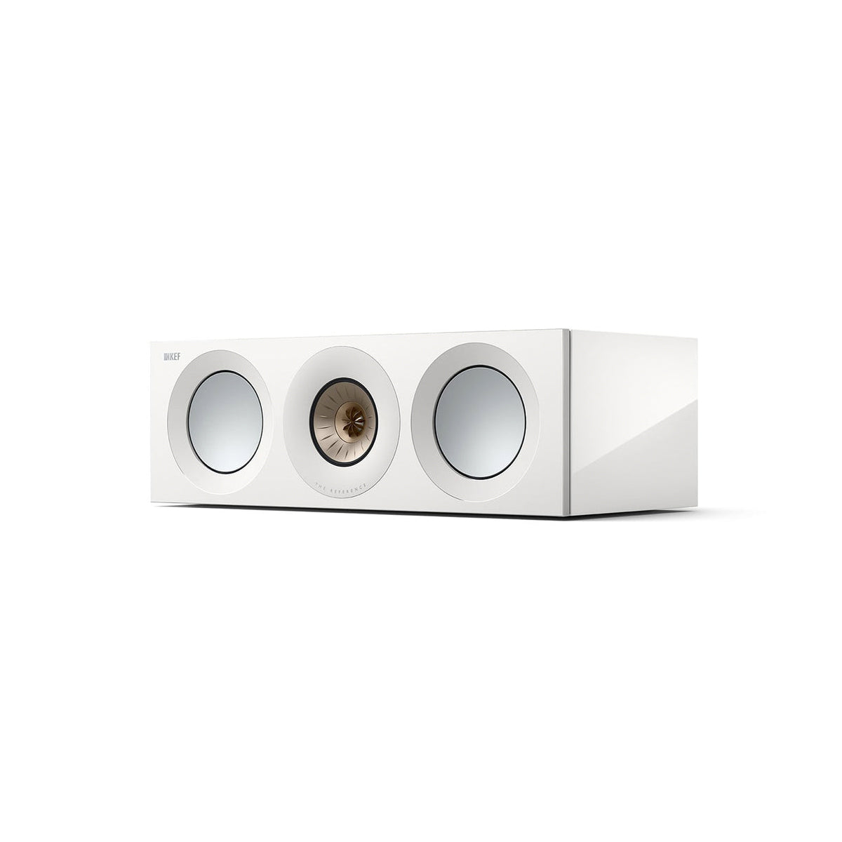 KEF Reference 2 Meta CENTRE speaker - Gloss White/Champagne - The Audio Experts