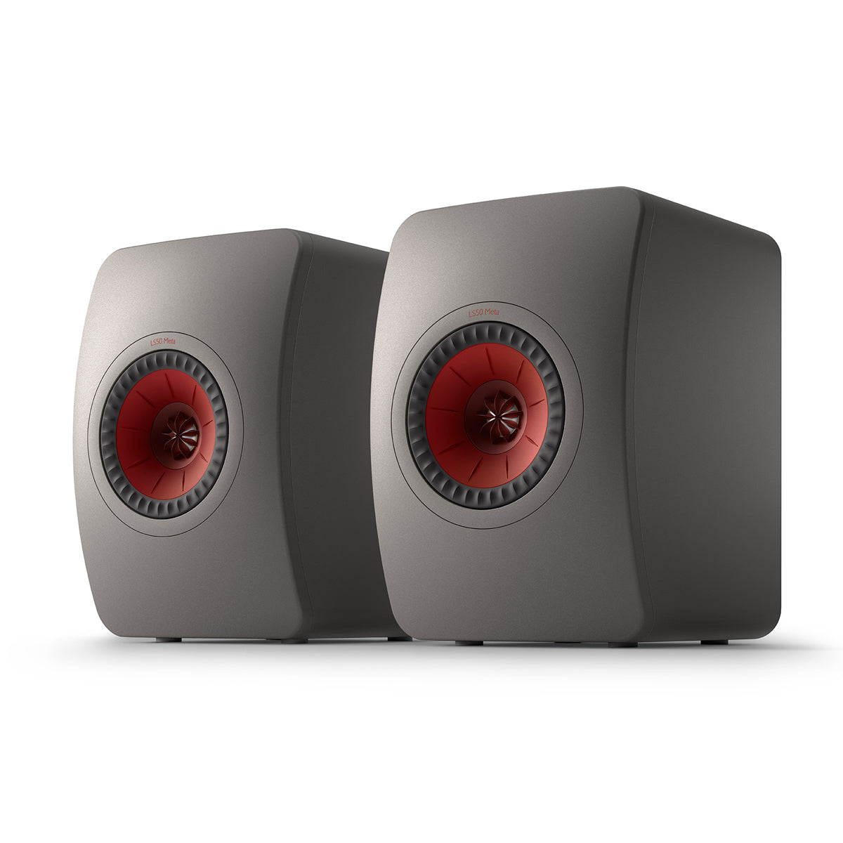 KEF LS50 Meta Bookshelf Speakers - Titanium - The Audio Experts