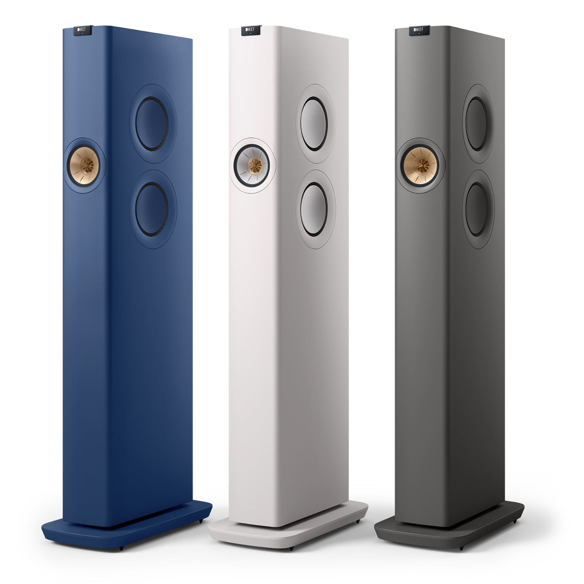 KEF LS60 Wireless HiFi Speakers - Titanium Grey - The Audio Experts