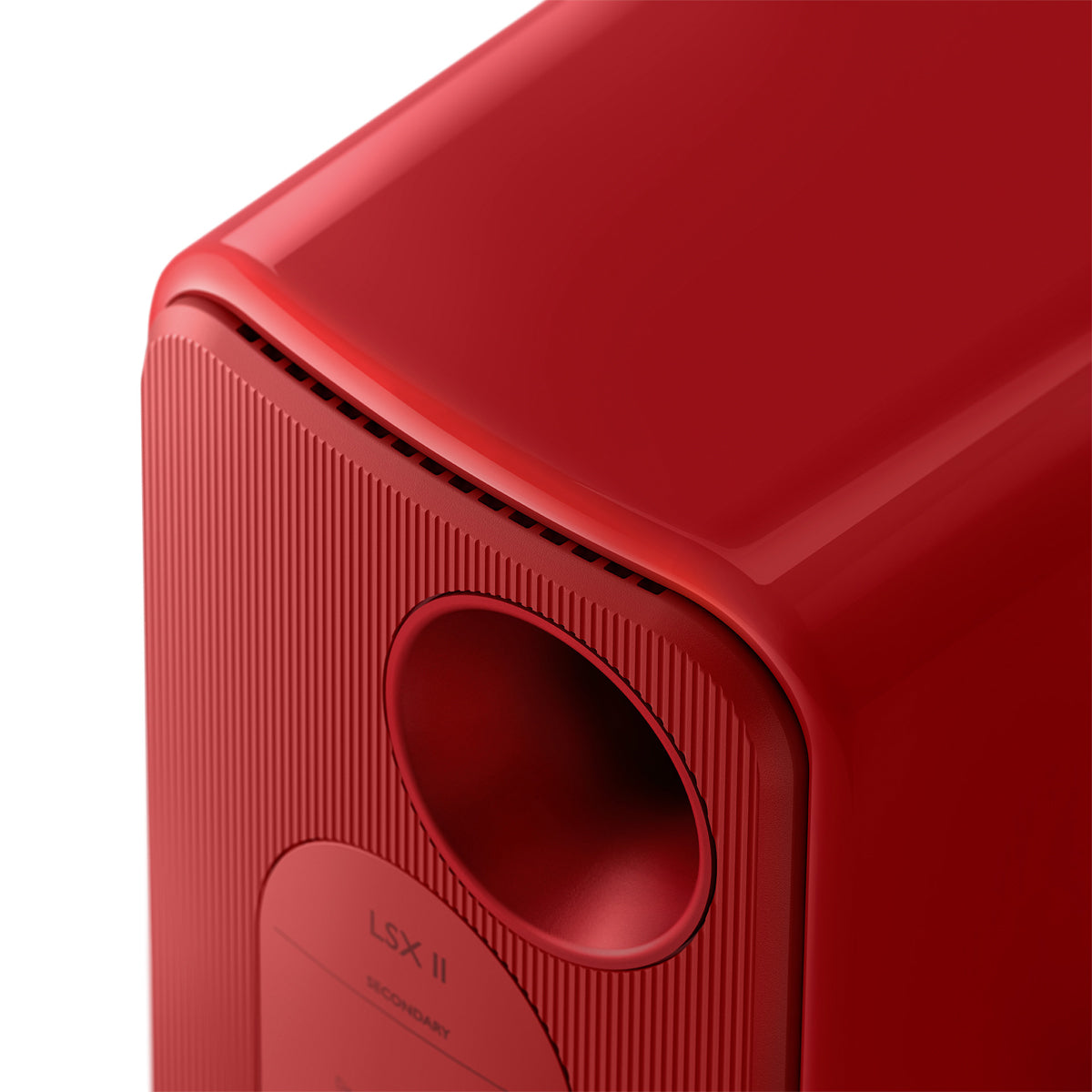 KEF LSX2 Bookshelf Speakers - Lava Red - The Audio Experts