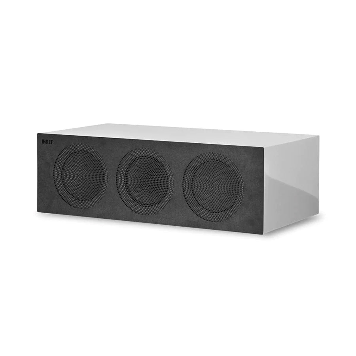 KEF R2 Centre with Grill - Gloss White - The Audio Experts
