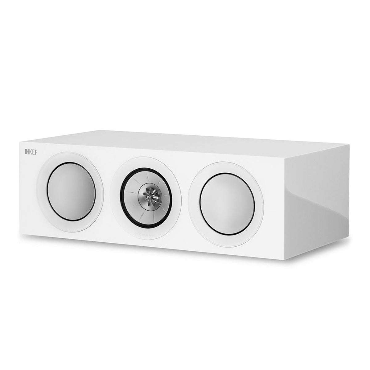 KEF R2 Centre with Grill - Gloss White - The Audio Experts