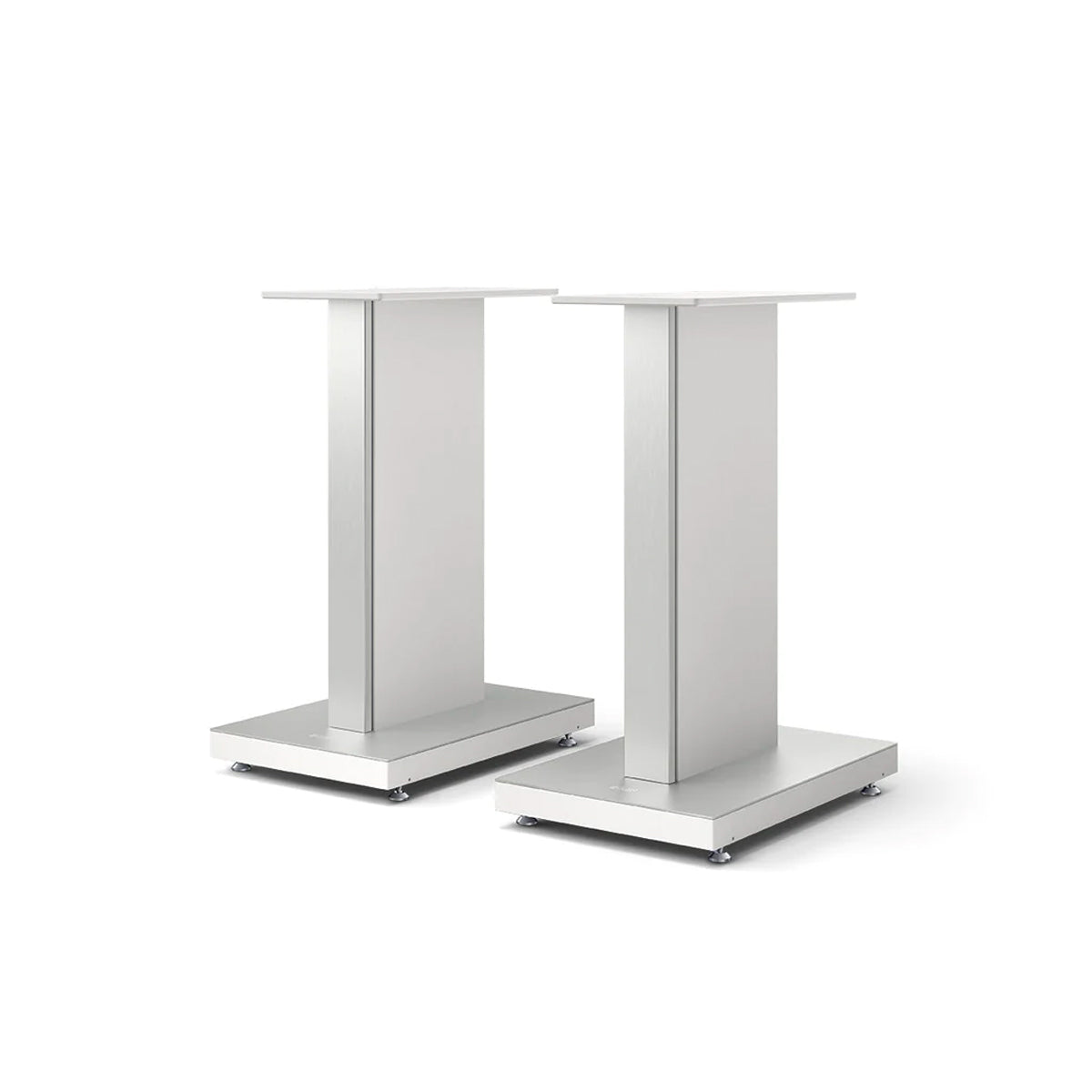KEF S-RF1 Floor Stands - Mineral White (Pair) - The Audio Experts