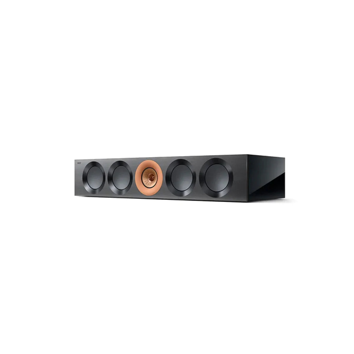KEF Reference 4 Meta Centre speaker - Gloss Black/Copper - The Audio Experts