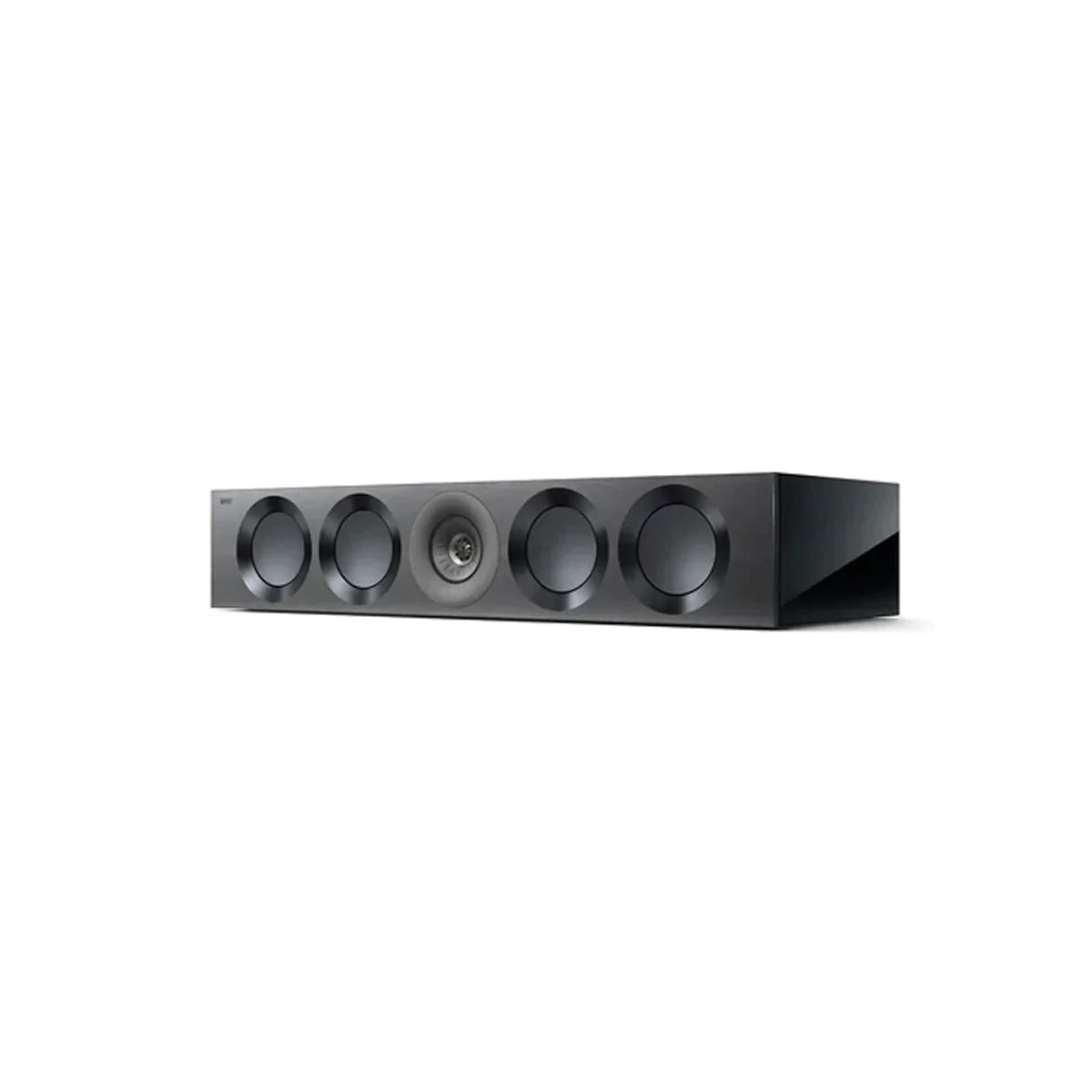 KEF Reference 4 Meta Centre speaker - Gloss Black/Grey - The Audio Experts