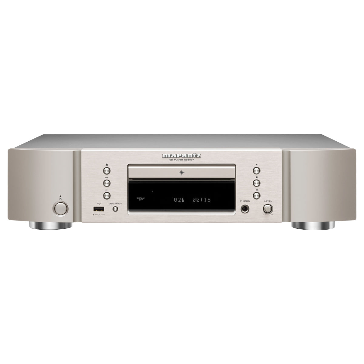Marantz CD6007 CD Player Silver/Gold - The Audio Experts
