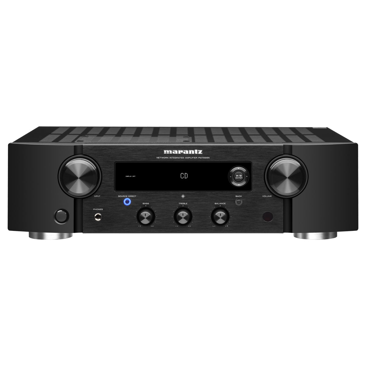 Marantz PM7000N 60W Integrated Amplifier with Heos Black - The Audio Experts