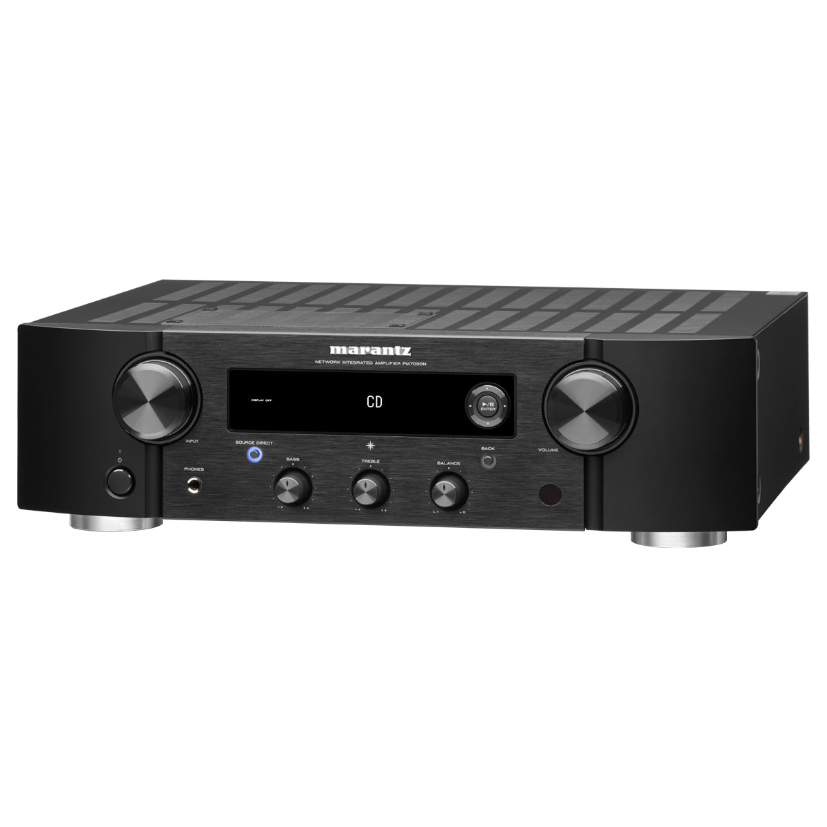 Marantz PM7000N 60W Integrated Amplifier with Heos Black - The Audio Experts