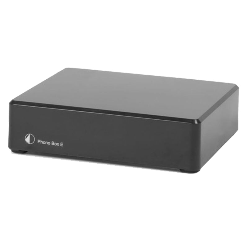 PRO-JECT Phono Box E Phono Preamplifier - Black - The Audio Experts