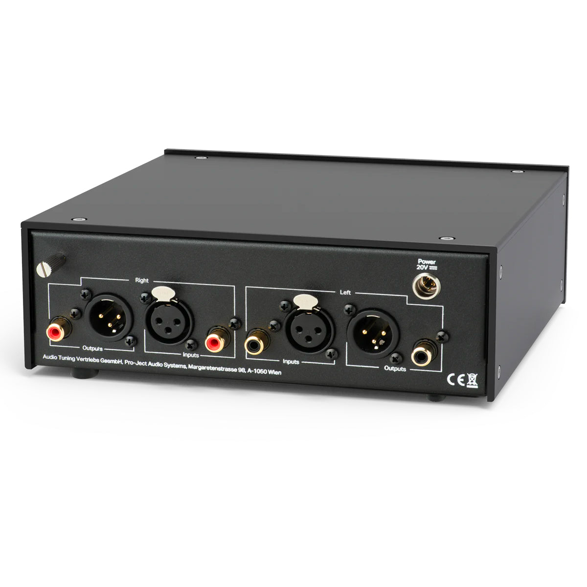 Pro-Ject Phono Box RS2 Phono Preamplifier - Black - The Audio Experts
