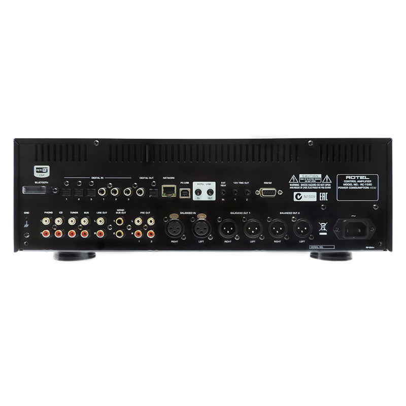 Rotel RC1590 MKII Stereo Preamplifier - Black - The Audio Experts