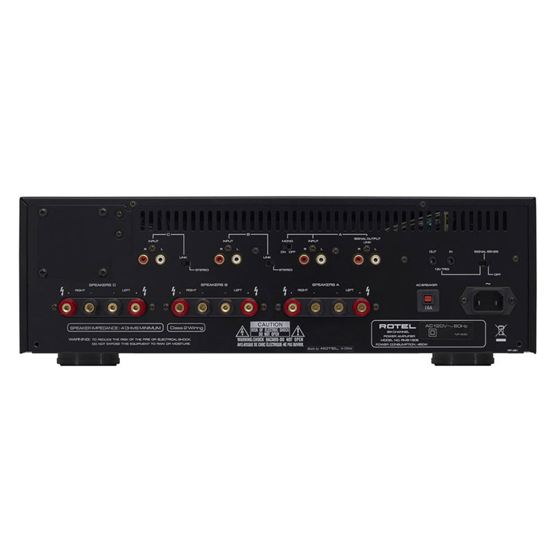 Rotel RMB-1506 Distribution Power Amplifier - Black - The Audio Experts