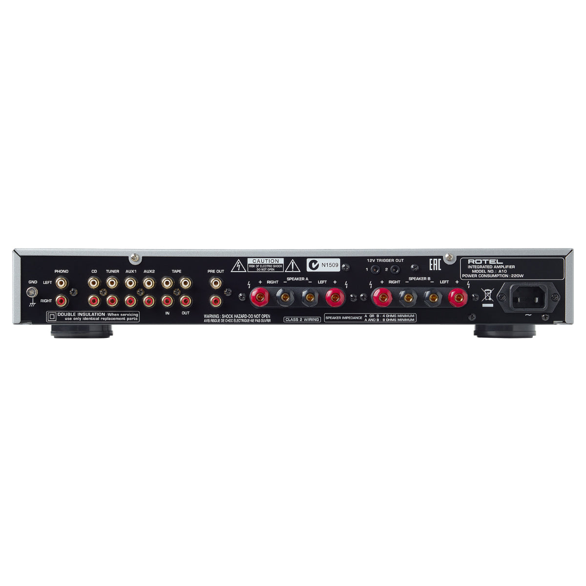 Rotel A10 Integrated Amplifier - Black - The Audio Experts