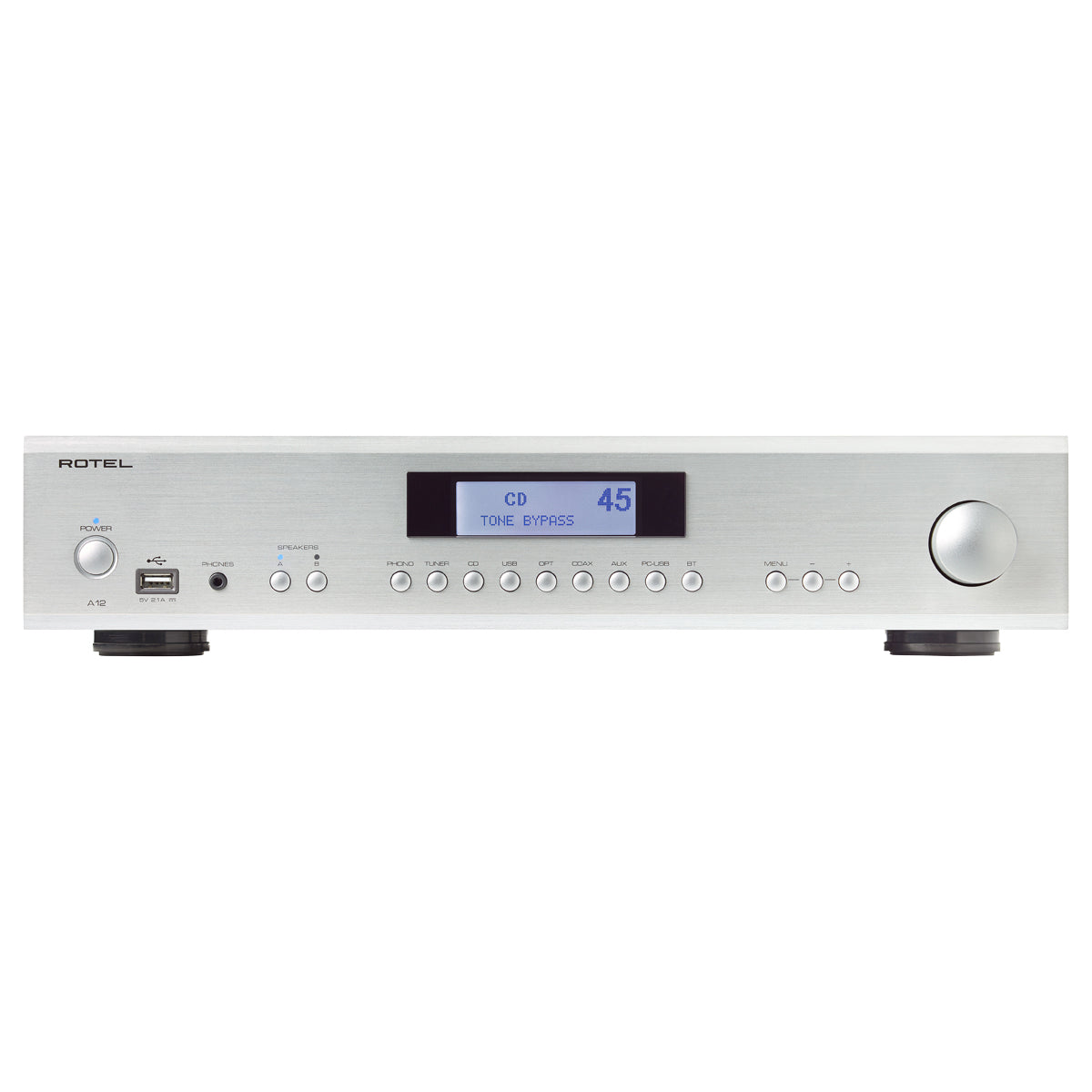 Rotel A12 MKII Integrated Amplifier - Silver - The Audio Experts