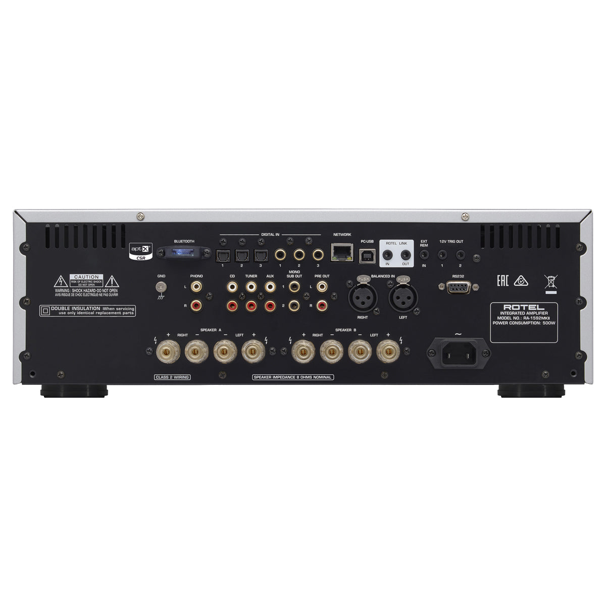 Rotel RA1592 MKII Stereo Integrated Amplifier - Black - The Audio Experts