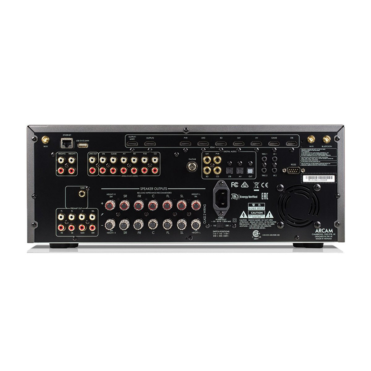 Arcam AVR5 7.1.4 4K Class AB AV Receiver (8K Upgradable) - The Audio Experts
