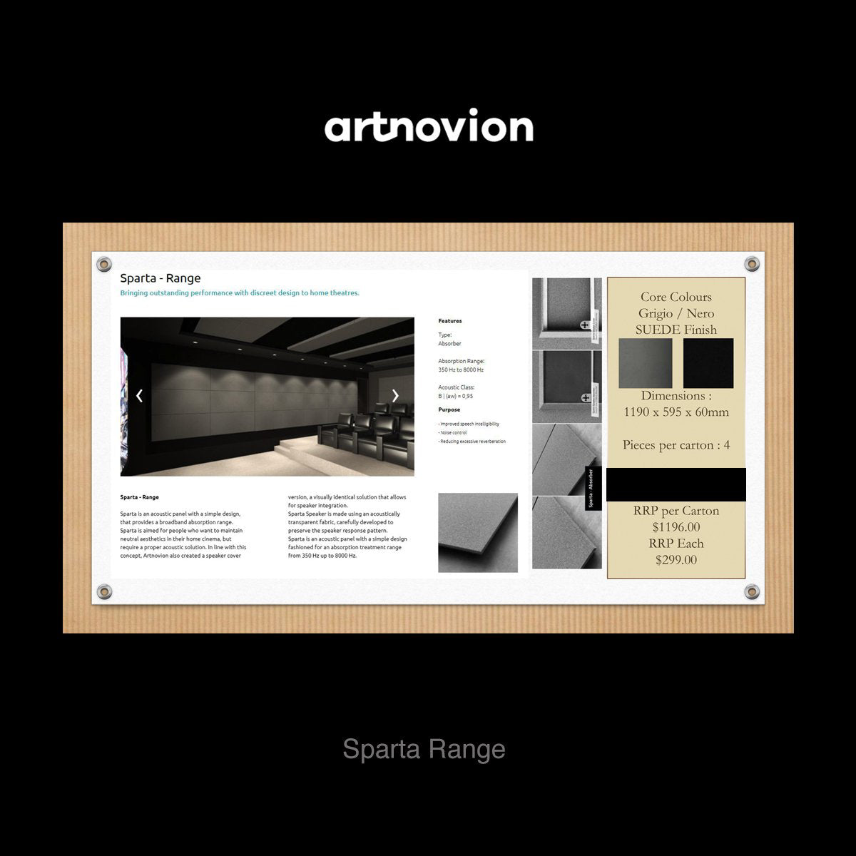 Artnovion Andrea Absorber - The Audio Experts