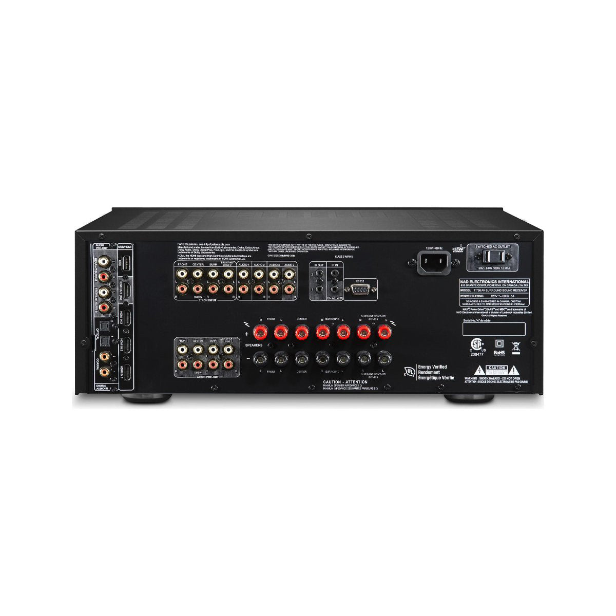 NAD T758v3i AV Receiver - The Audio Experts